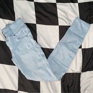 Light blue skinny jeans
